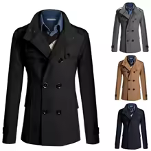 Manteau Slim Fit en laine