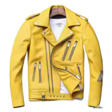 Manteau surdimensionné en cuir